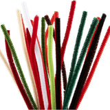Chenille 30cm - Christmas Colours (25 Pieces)