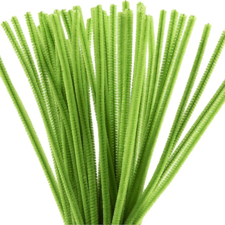 Chenille 30cm - Leaf Green (50 Pieces)