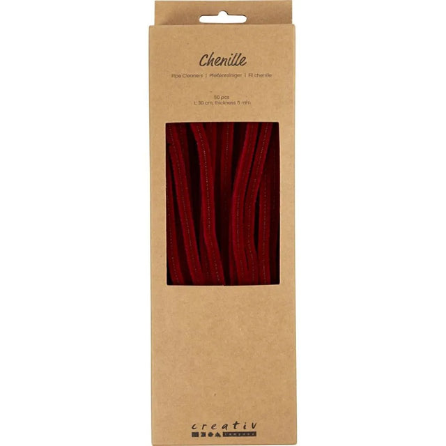 Chenille 30cm - Dark Red (50 Pieces)