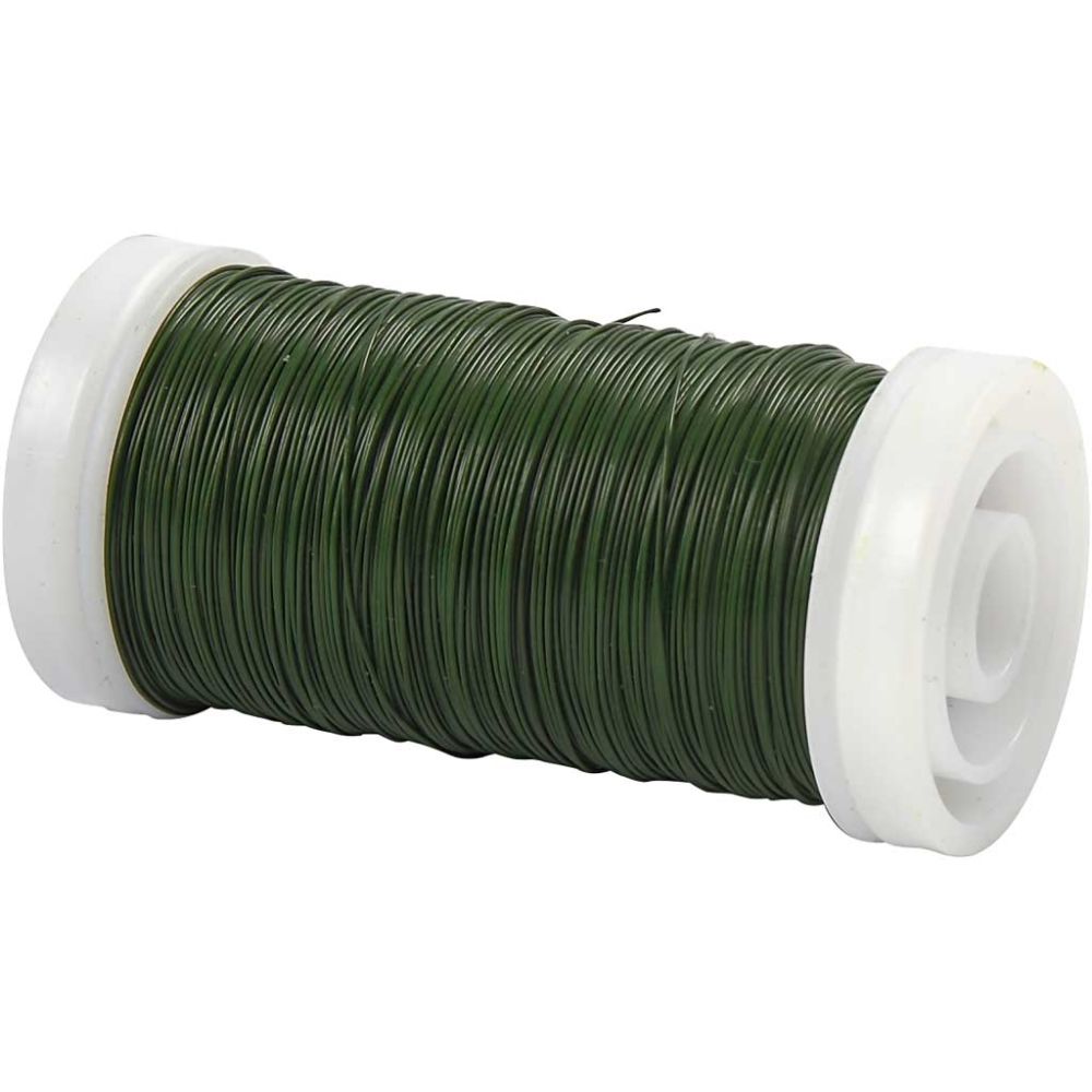 Florist Wire 100g 160m - Green