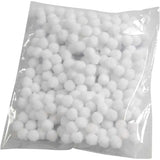 Pompoms - White D: 15 mm (200 pcs)