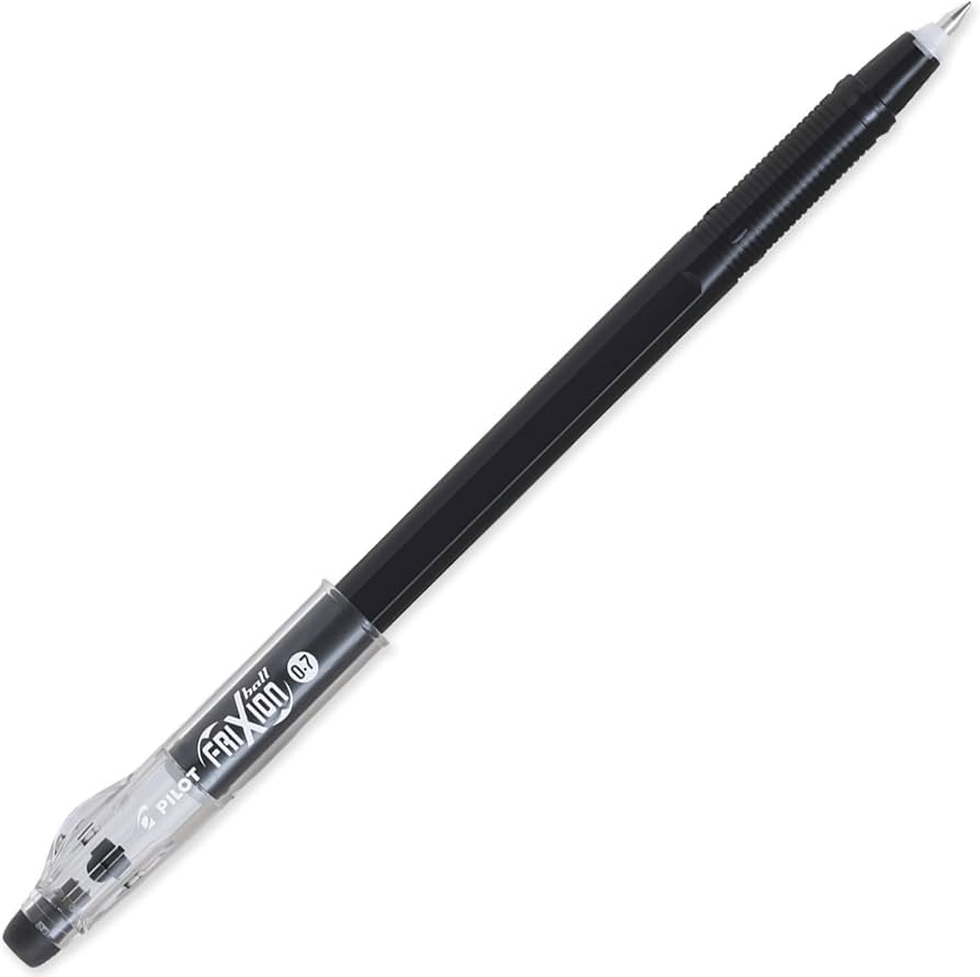 Pilot Frixion Ball Stick Pen - Black (2 Pack)