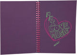 TOPModel Neon Doodle Book With Neon Pen Set