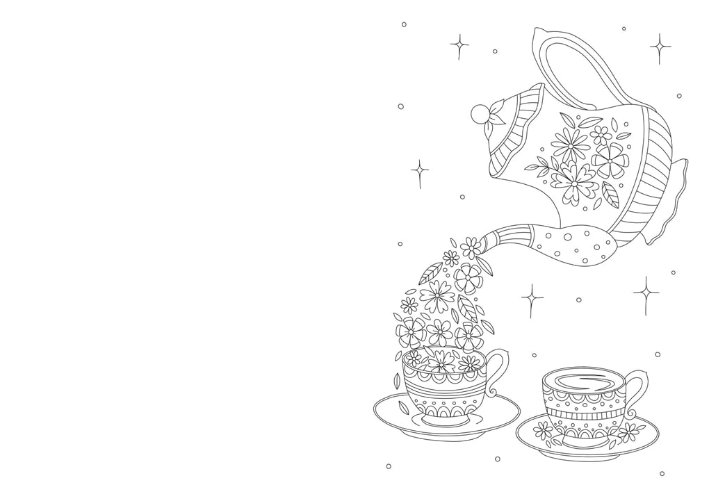 The Wellbeing Colouring Book - Calm