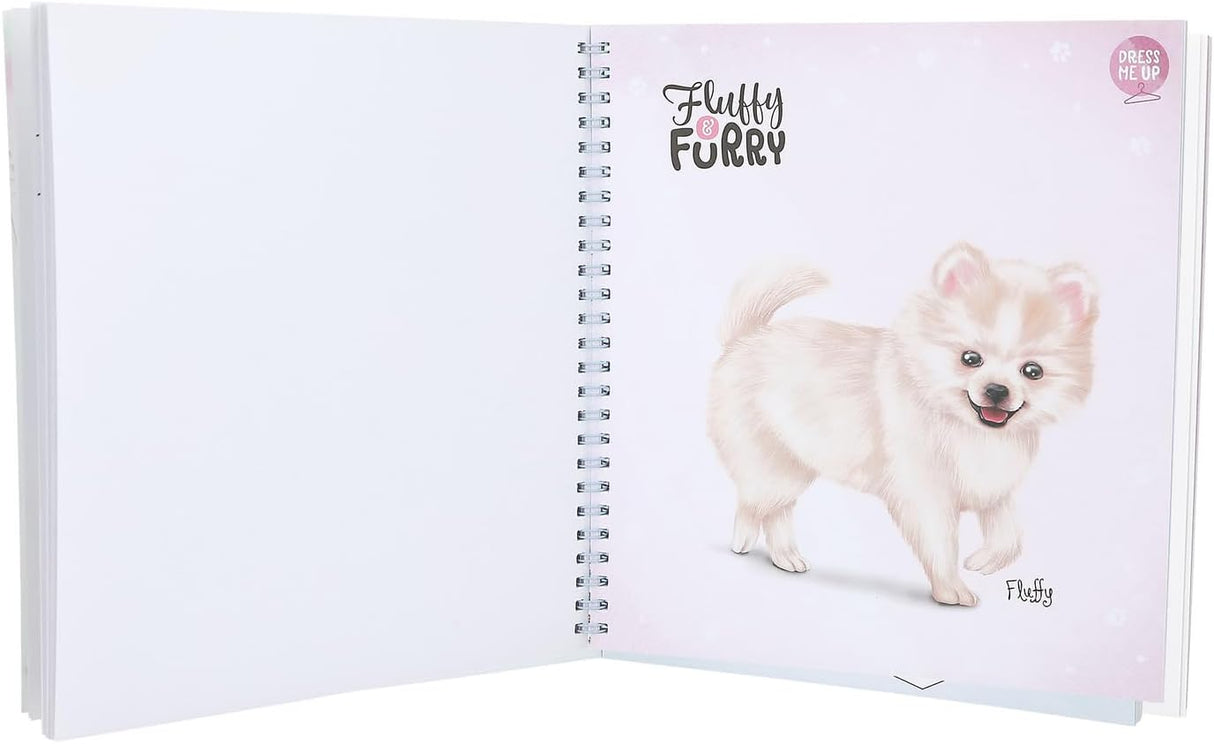 Create your TOPModel Doggy Colouring Book