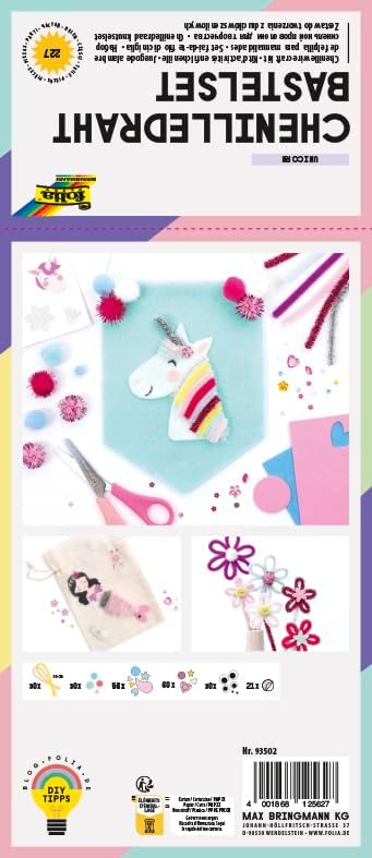 Chenille Wire Craft Kit - Unicorn