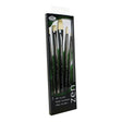 Zen 5 Piece Long Handle Flat Brush Set