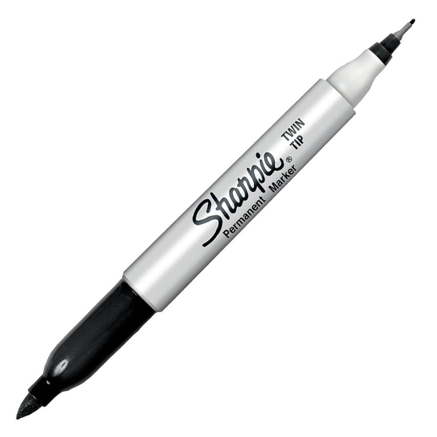 Sharpie Twin Tip Permanent Marker - Black