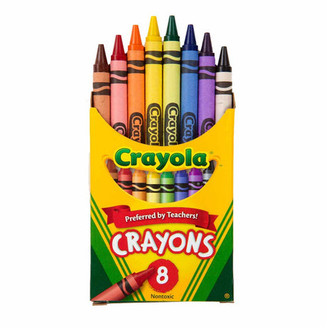 Crayola Crayons - Assorted Colours (8 Pack)