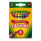 Crayola Crayons - Assorted Colours (8 Pack)