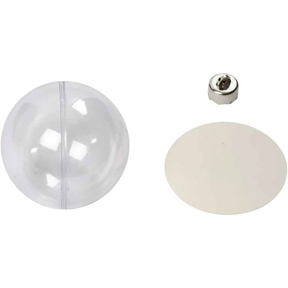 Baubles to Decorate Transparent - 5 Pack