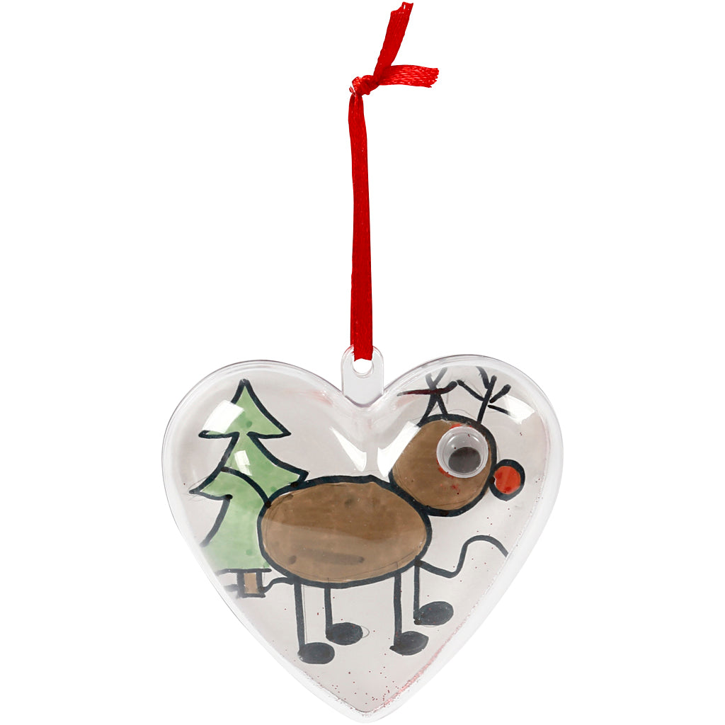 Heart-Shaped Baubles to Decorate
