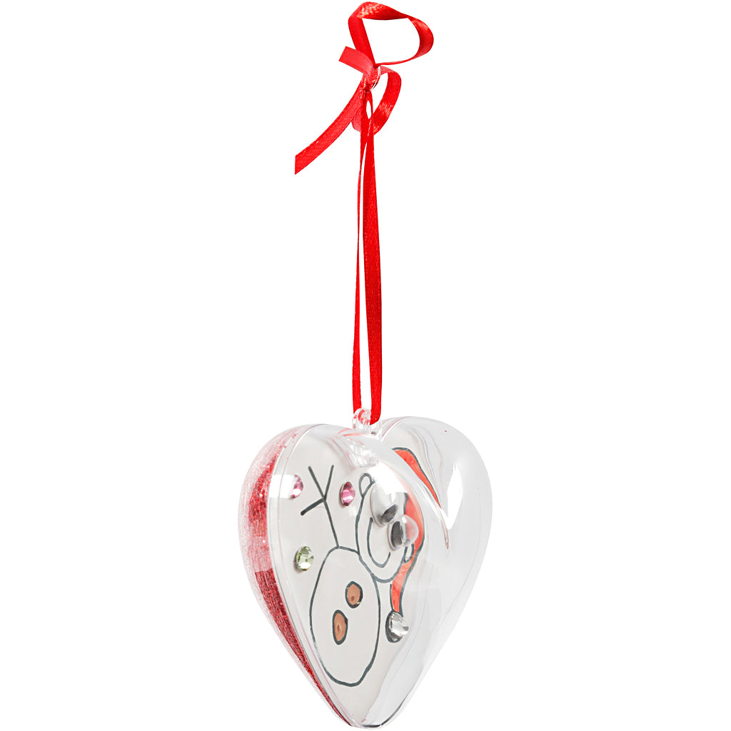 Heart-Shaped Baubles to Decorate