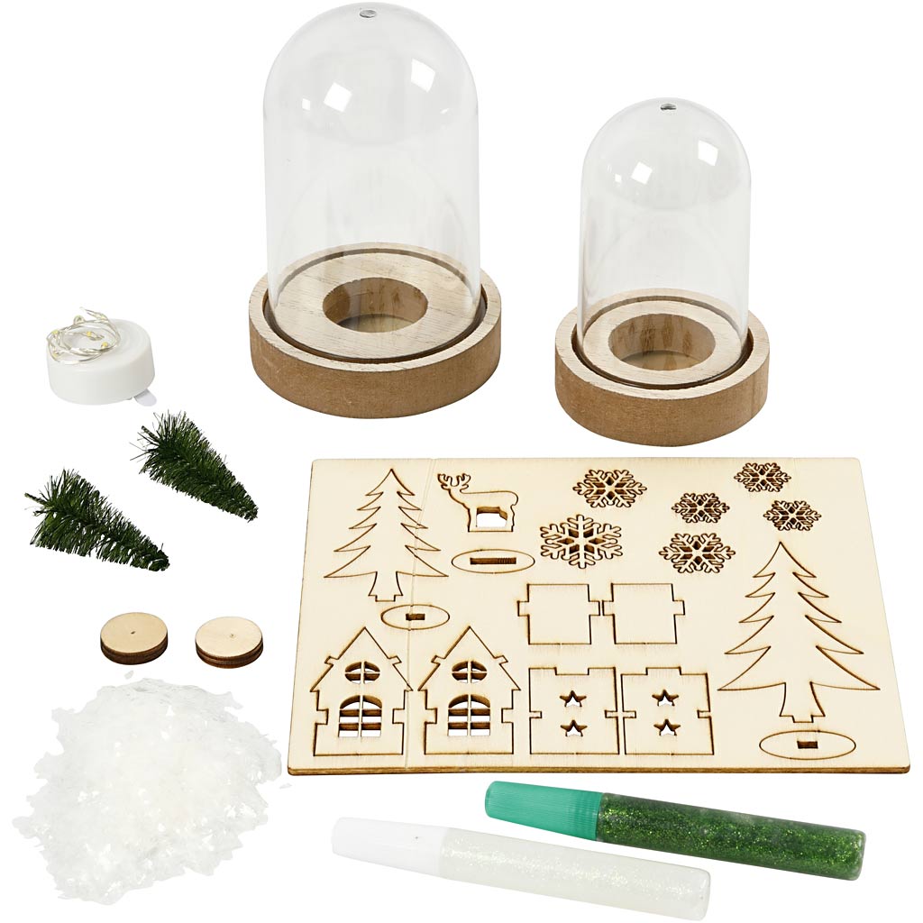 Kits for bells with inner decoration