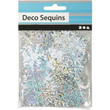 Sequins 30g - Snowflakes