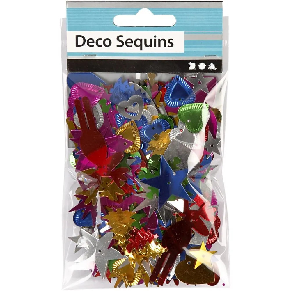 Christmas Sequins 35g - Bold Colours