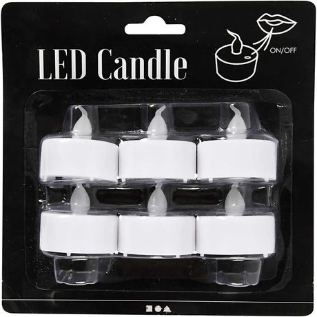 LED Tea Light Candles (6 Pack)