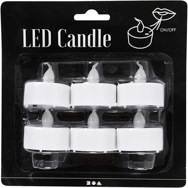 LED Tea Light Candles (6 Pack)