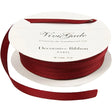 Decoration Grosgrain Ribbon - Red W: 6mm, 15m