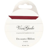 Decorative Grosgrain Ribbon - Red W: 6mm, 15m