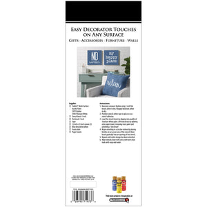 FolkArt Stencil 12x12 - Sign Making Variety Pack (26 Pack)