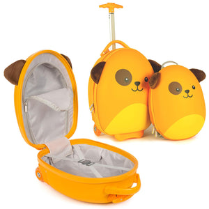 Boppi Tiny Trekker Kids Luggage Travel Suitcase Carry On Dog