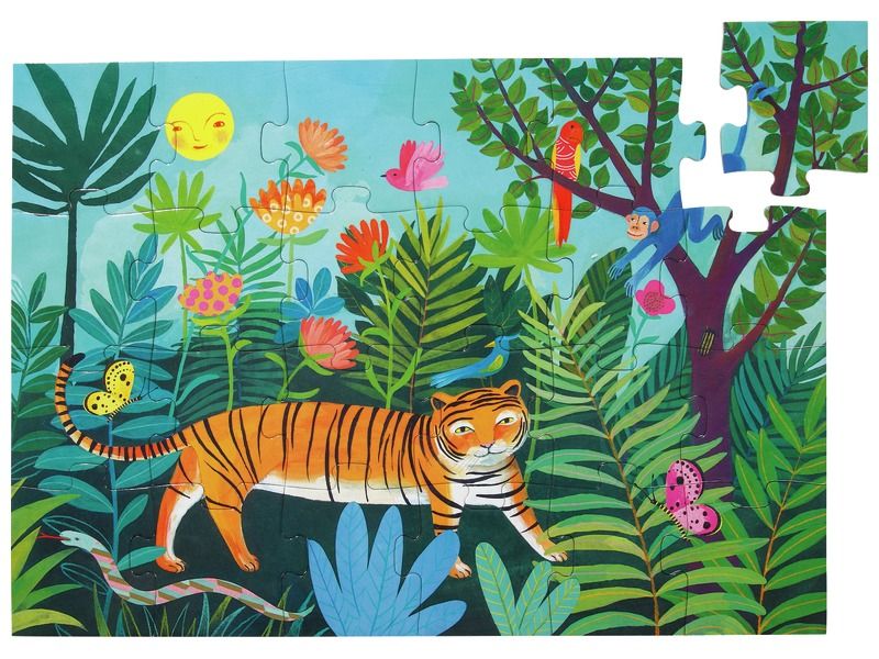 Djeco The Tigers Walk - 24 Piece Jigsaw Puzzle