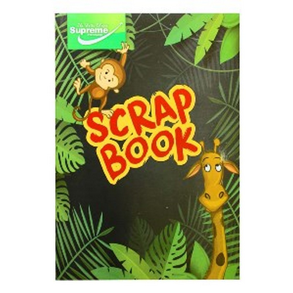 Supreme Stationery Scrapbook 13x9 48Pg - Animals