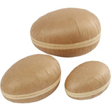 Paper Mache - Two-Piece Egg (3 Pcs)