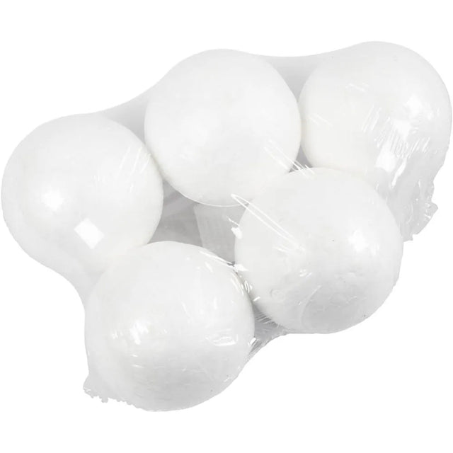 Polystyrene Balls 7cm (5 Pack)