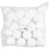 Polystyrene Balls - White 8cm (25 Pack)