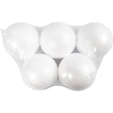 POLYSTYRENE BALLS 12CM PK.5