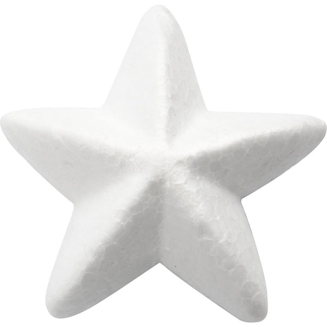 Polystyrene Star 11cm - White (25 Pack)