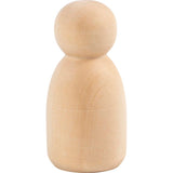 Wooden Figure Body Oval H:6cm (5 Pack)