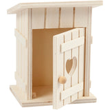 Miniature outhouse