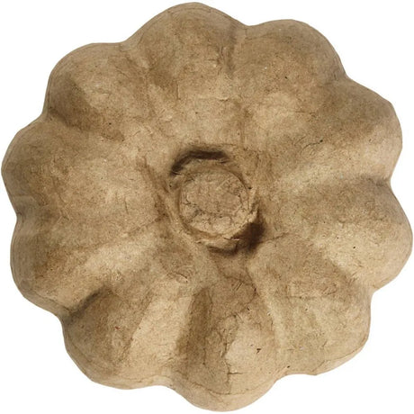 Handmade pumpkin of papier-mâché.