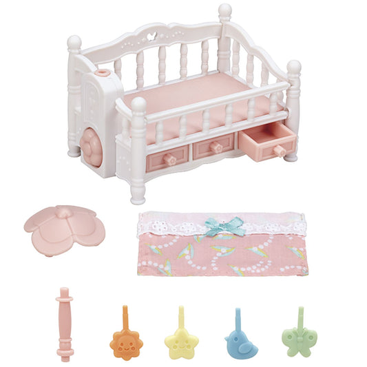 Sylvanian Families Crib with Mobile Set