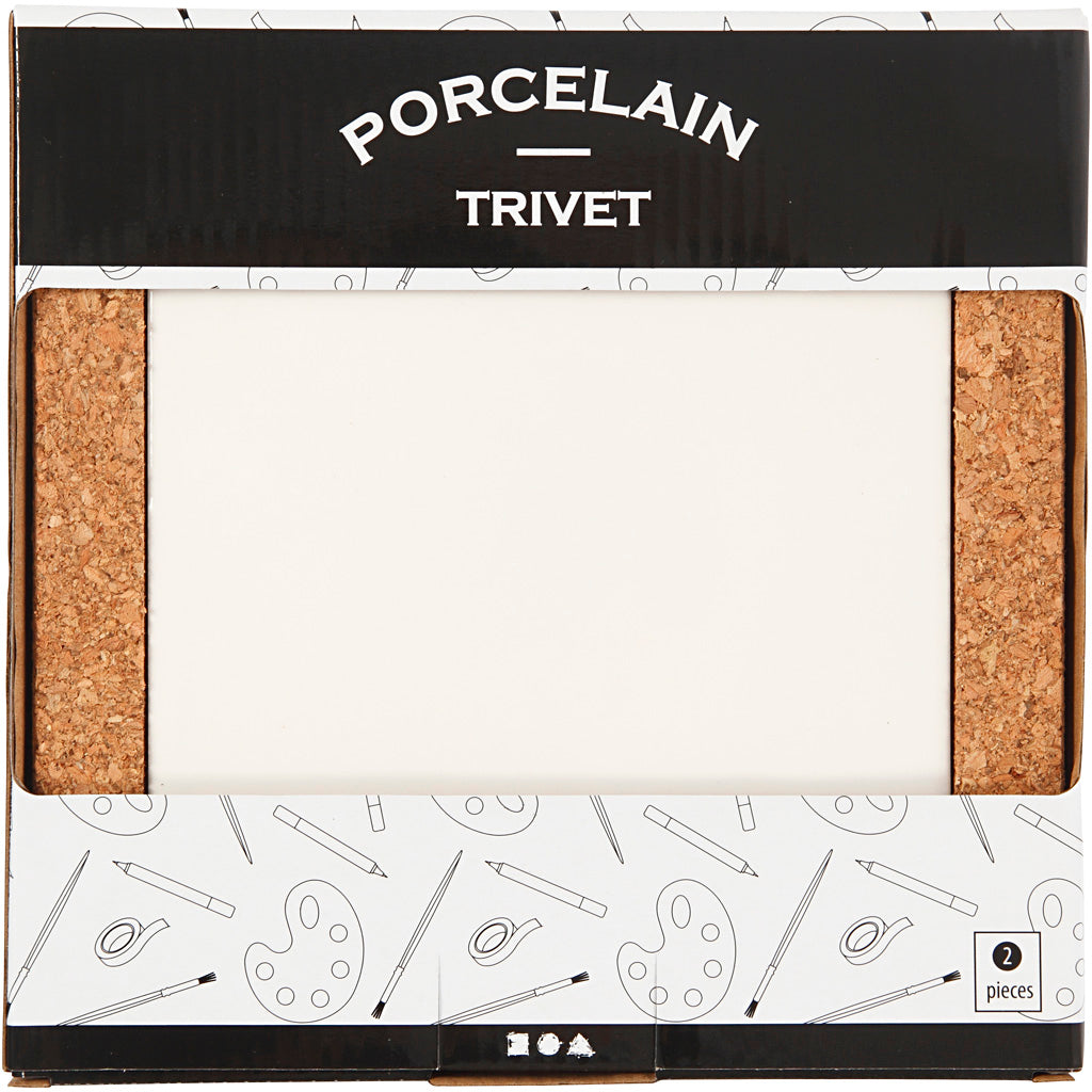 Trivet with cork frame