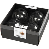 Clear Glass Baseless Hanging Bauble