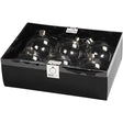 Glass Ornaments 8.9 cm - Transparent (6 Pcs)