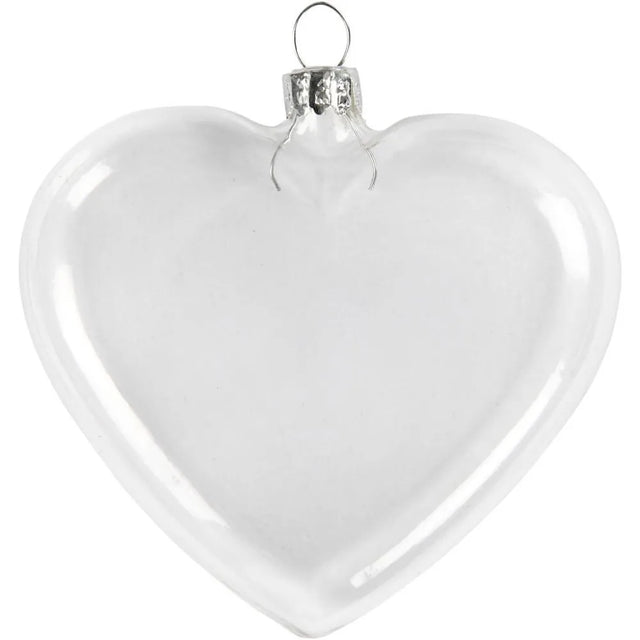 Flat Glass Heart