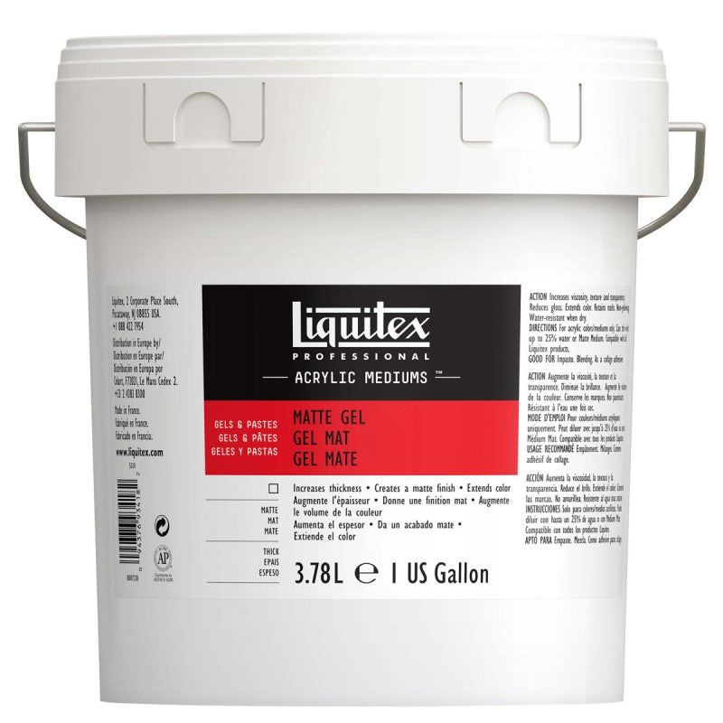 Liquitex Professional - Matt Gel Medium 3.78 Litres