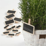 Blackboard with clothes peg