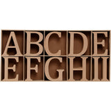 Wooden Letters, Numbers And Symbols