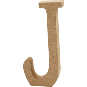 Letter, J, H: 8 cm, thickness 1,5 cm, 1 pc