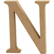 Letter N: 8 cm MDF