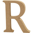 Letter R: 8 cm MDF