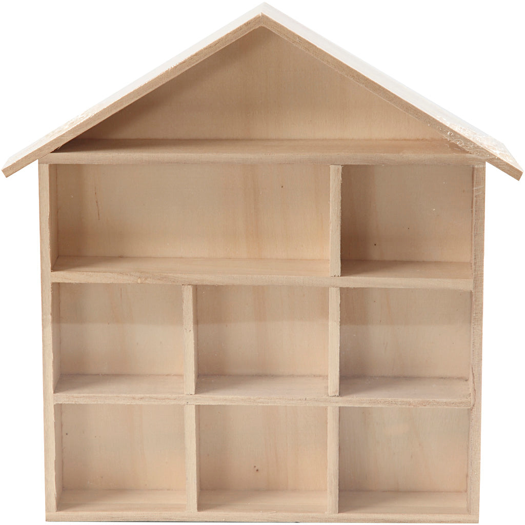 House-Shaped Shelving System