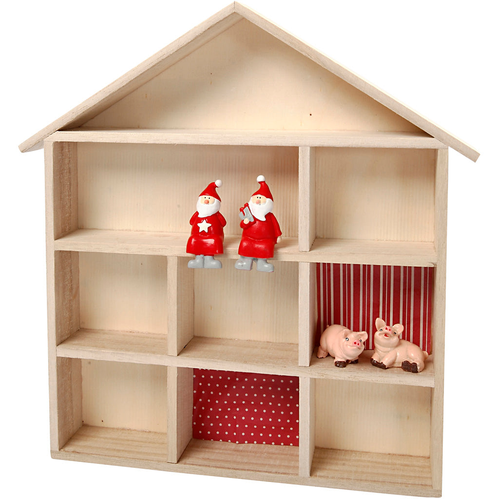 House-Shaped Shelving System