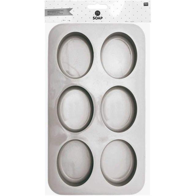 Soap Mould Oval - 6 Shapes